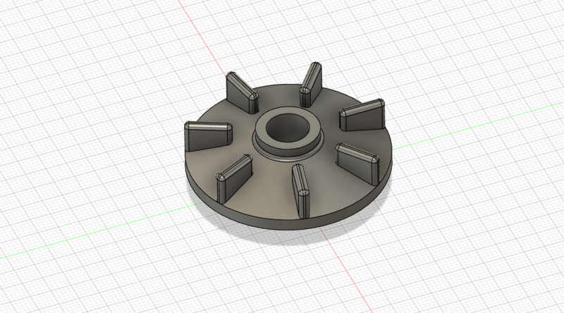 Cooling fan for electric motor