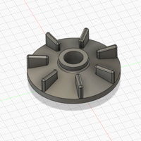 Small Cooling fan for electric motor 3D Printing 519447