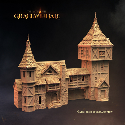 Gracewindale Gatehouse 3D Print 520415