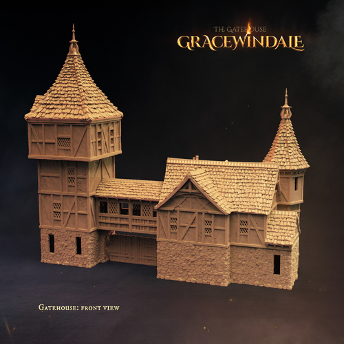Gracewindale Gatehouse 3D Print 520416