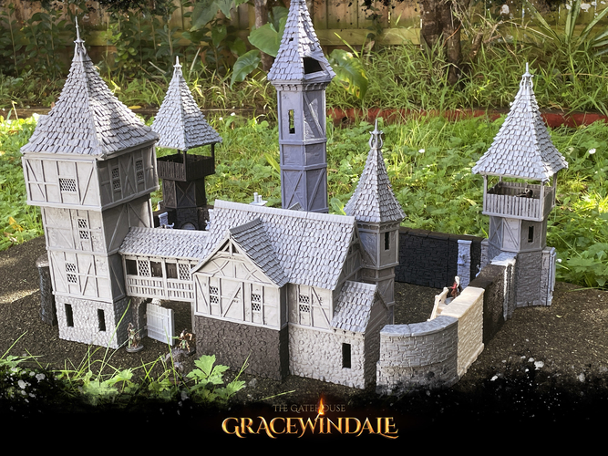 Gracewindale Gatehouse 3D Print 520417