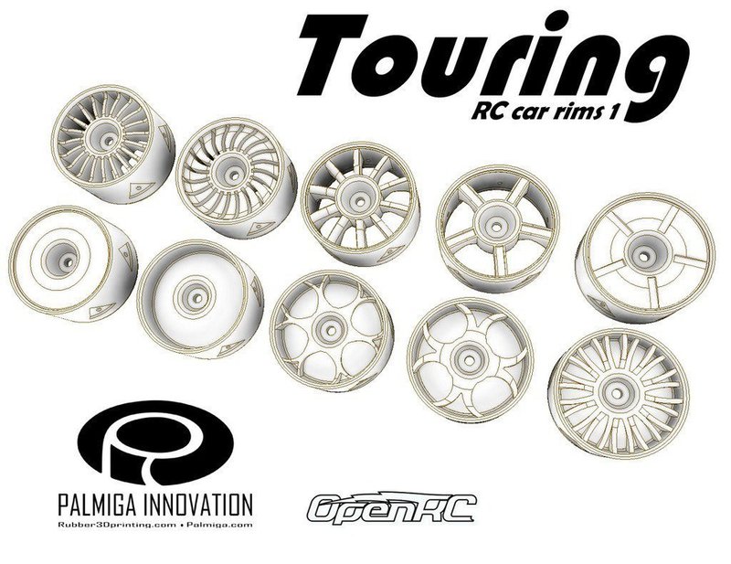 Touring RC Car rims  1