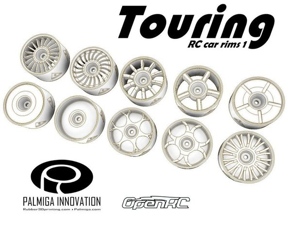 Touring RC Car rims  1