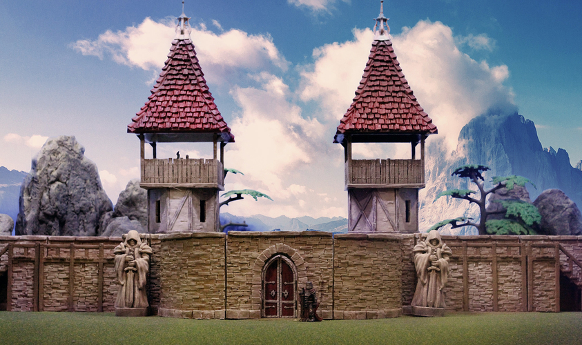 Town Walls Set 3D Print 520433