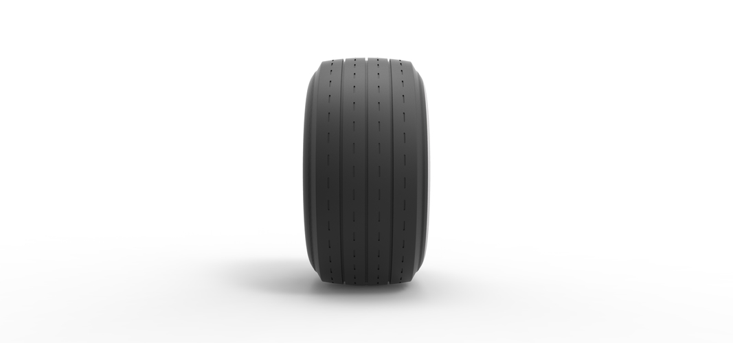 Diecast Whitewall race tire Scale 1:25 3D Print 520466