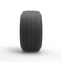 Diecast Whitewall race tire Scale 1:25 - Thumbnail 4