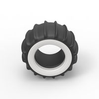 Diecast Dune buggy Whitewall rear tire Version 1 Scale 1:25 - Thumbnail 6