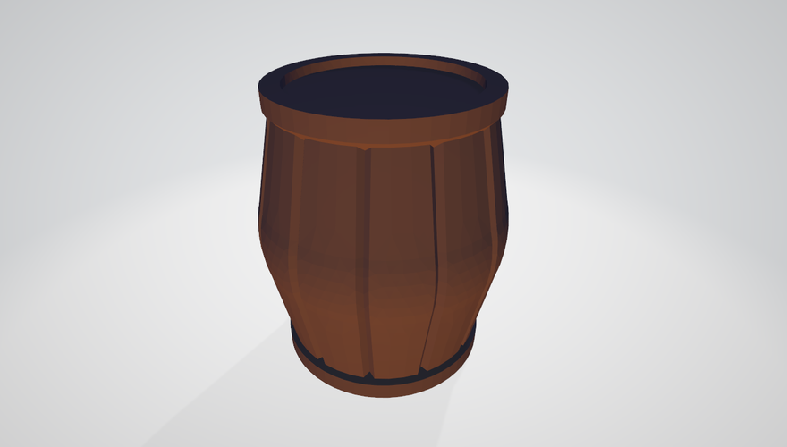 Barrel - Supportless 3D Print 520533