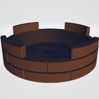 Bastion planter - Supportless - Thumbnail 4