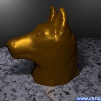 German shepherd bust - Thumbnail 2