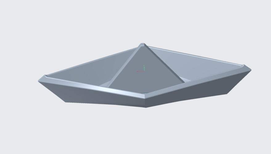 origami boat 3D Print 521031