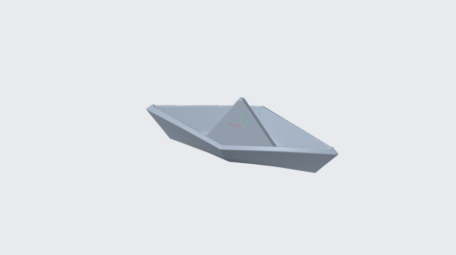 origami boat 3D Print 521032