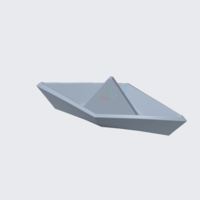 origami boat - Thumbnail 2