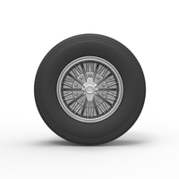 Super single custom Slab wheel of semi truck 1:25 - Thumbnail 5