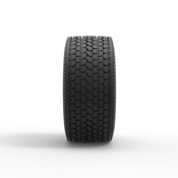 Super single custom wire wheel of semi truck 1:25 - Thumbnail 4