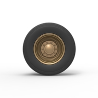 Super single custom wire wheel of semi truck 1:25 - Thumbnail 5