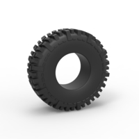 Diecast offroad tire 74 Scale 1:25 - Thumbnail 1