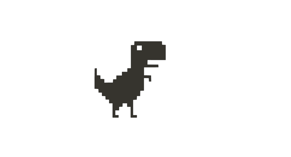 offline dinosaur game 3D model 3D printable