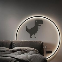 Small OFFLINE T-REX Wall Art 3D Printing 521254