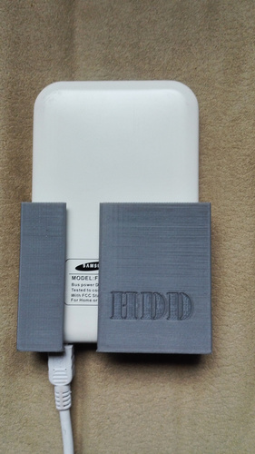 External Hard Disk Pocket 3D Print 52135