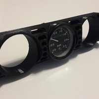 DOUBLE AIR POD BOOST GAUGE 3 X 52MM BMW E30 - Thumbnail 3