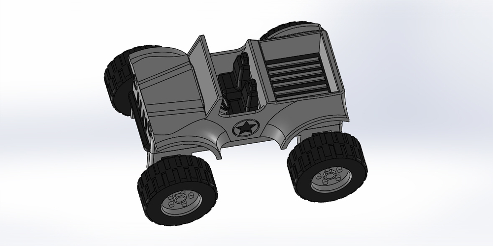 JEEP CAR TOY WITH INDIVIDUAL SUSPENSIONS 3D Print 521424