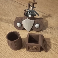 Barrel, Crate - opened - Supportless - Thumbnail 2