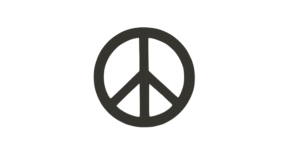 Peace Sign Wall Art 3D Print 521464