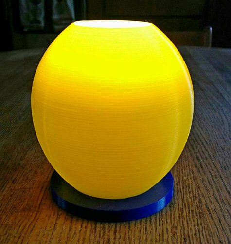 2 table lamps: plain & fancy 3D Print 52161