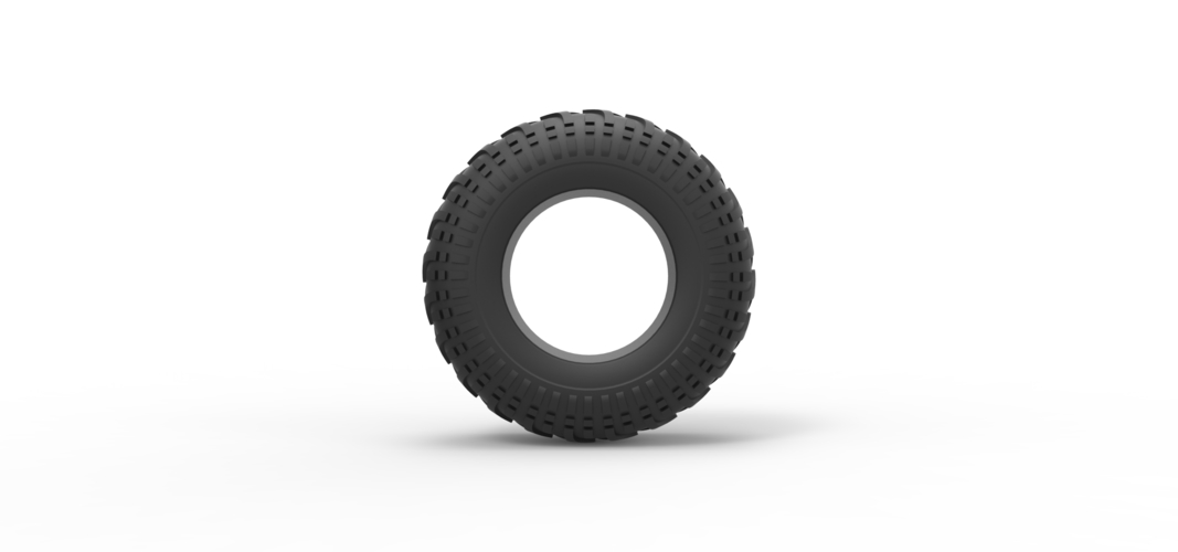 Low pressure tire 9 Scale 1:25 3D Print 521644