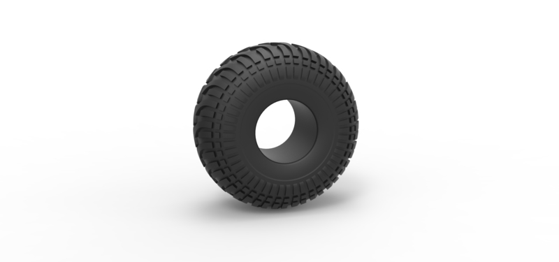 Low pressure tire 10 Scale 1:25