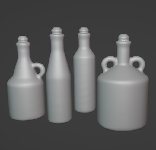 Bottles 3D Print 521691