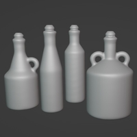 Small Bottles 3D Printing 521691