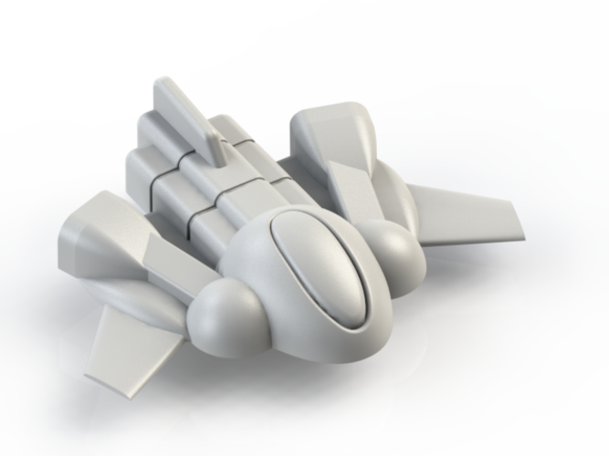 Spaceship 3D Print 52173