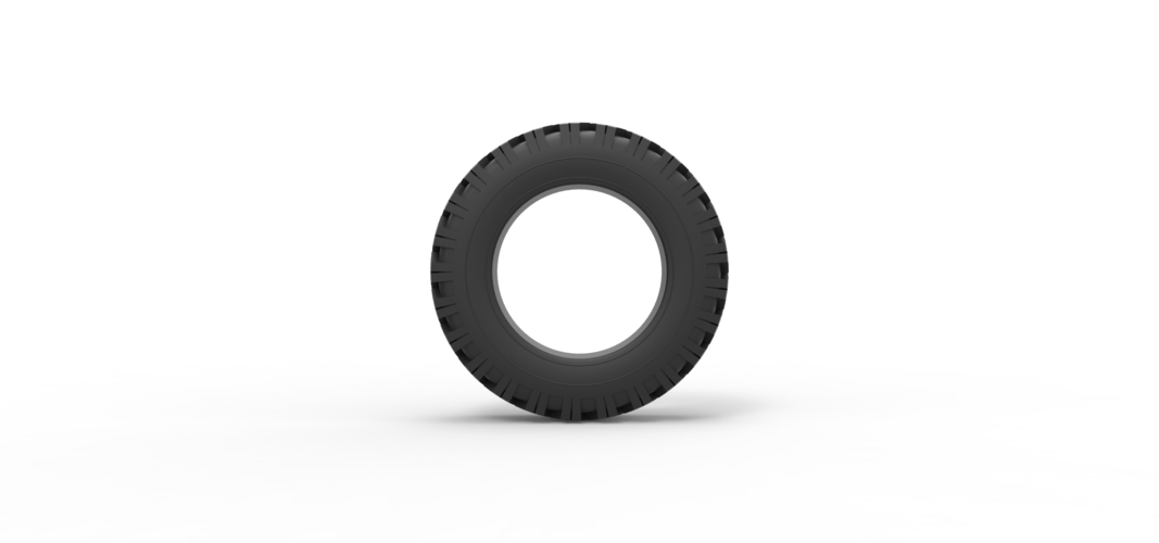 Offroad tire 76 Scale 1:25 3D Print 521733