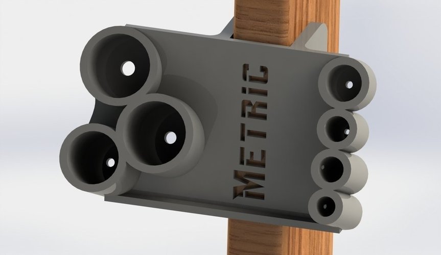 Metric Tool Holder 3D Print 52196