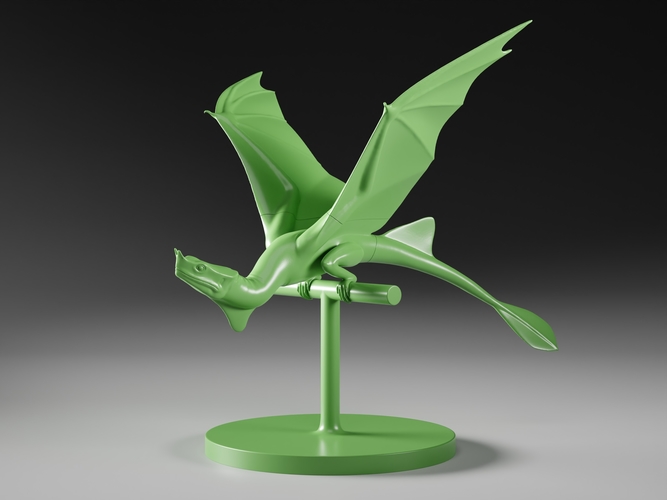 Small dragon figurine 3D Print 522022