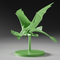 Small Small dragon figurine 3D Printing 522022