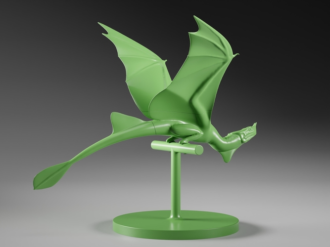 Small dragon figurine 3D Print 522023