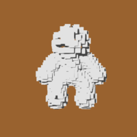 MUÑECO FORMADO POR CUADRADOS-DOLL FORMED BY SQUARES - Thumbnail 1