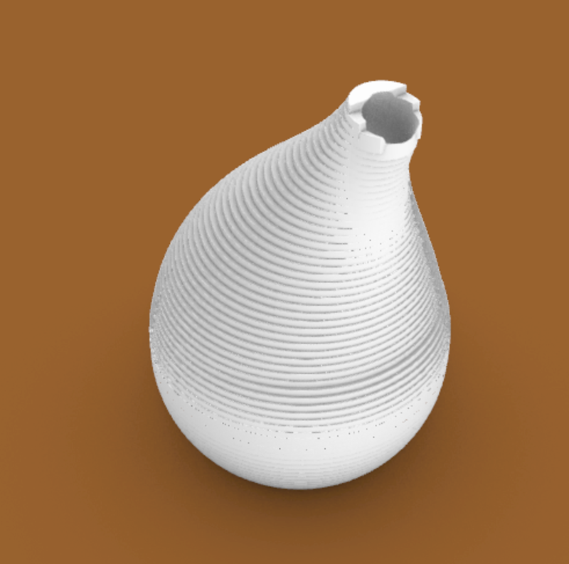 JARRA GOTA SECCIONADA EN Z -DROP JUG SECTIONED IN Z