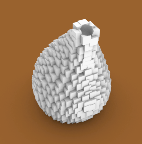 JARRA GOTA CÚBICA-CUBIC DROP JUG 3D Print 522054