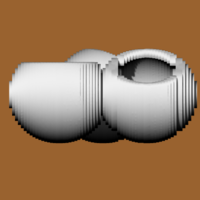 MACETA FLORERO ESFERAS  X-POT VASE SPHERES CONTOURED IN X - Thumbnail 2