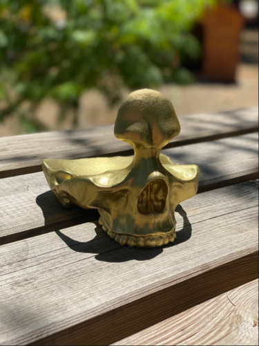 Skull Glasses and Change Holder 3D Print 522147