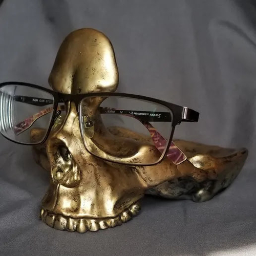 Skull Glasses and Change Holder 3D Print 522154