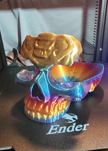 Skull Glasses Holder Celtic 3D Print 522170