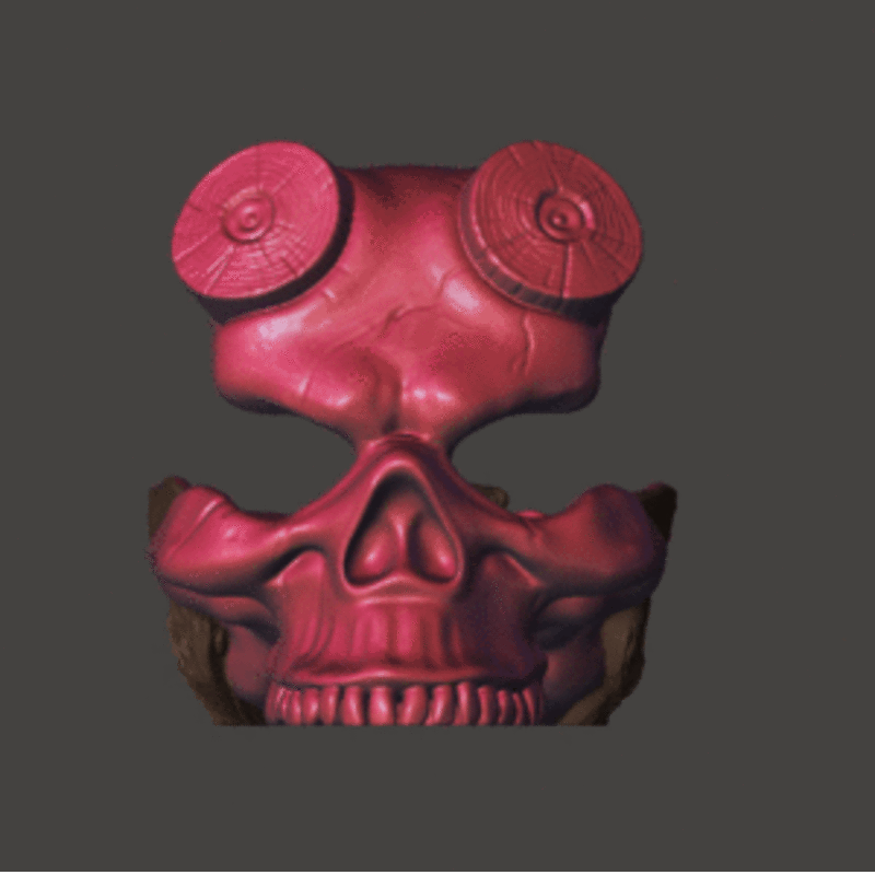 Hellboy Skull Glasses Stand Holder