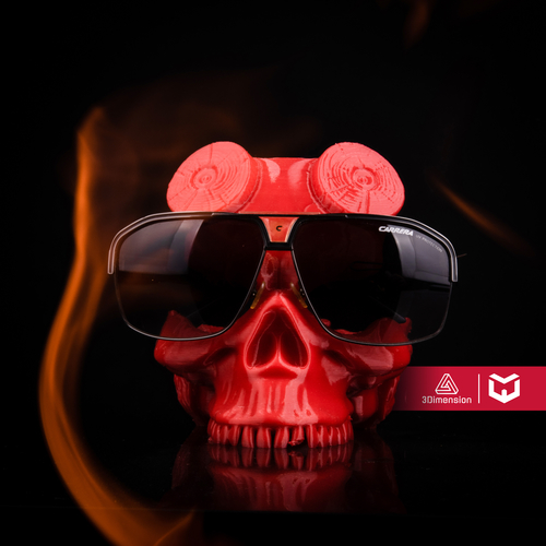 Hellboy Skull Glasses Stand Holder 3D Print 522175