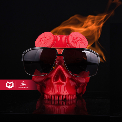 Hellboy Skull Glasses Stand Holder 3D Print 522180