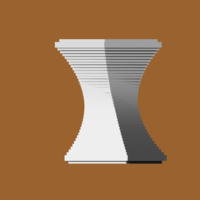 VASE FLOWER POT VASE CONTOUR VECTOR Z - Thumbnail 2